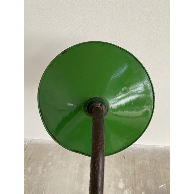 1950s Vintage Nathan Turner Metal Industrial Light Fixture Sconce For Sale - Image 5 of 11