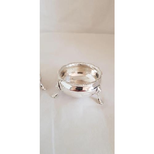 Georgian Sterling Silver Cruet from Edward Barnard & Sons, 1937, Set of 3 For Sale - Image 15 of 18