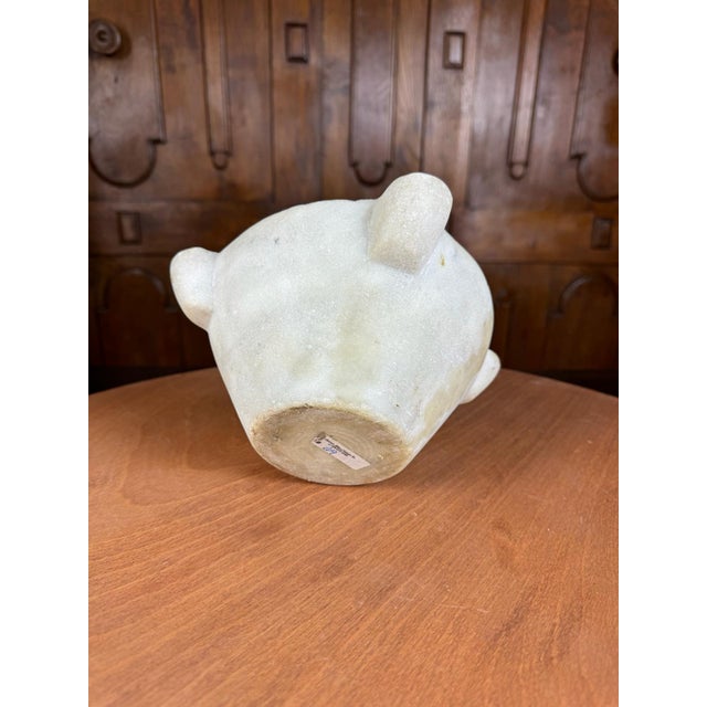 Antique French Marble Mortar Pot – Culinary or Apothecary Decor For Sale - Image 11 of 12