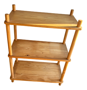 Vintage Pine Shelving Unit, 1970s