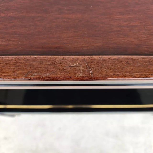 Paul M Jones Serving Bar Cart Rolling 1960s For Sale - Image 12 of 12