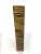 Brown Vintage Tall Modernist Striped Bamboo Veneer Vase For Sale - Image 8 of 14