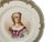 Green 19th C Sèvres Marked Plate Madame Du Barry Signed Debrie Green-Gold Ribbon Made in France c.1890-1910 For Sale - Image 8 of 10