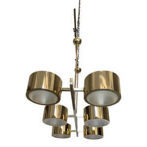 Sputnik Chandelier in Metal Gold from Simoeng