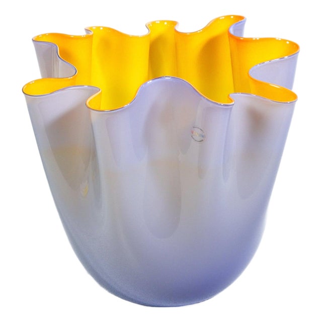 Fazzoletto Vase by F. Bianconi for Venini For Sale