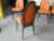 1960s Mid Century Modern Mandarin Orange Stakmore Folding Chairs - Set of 6 For Sale - Image 10 of 12