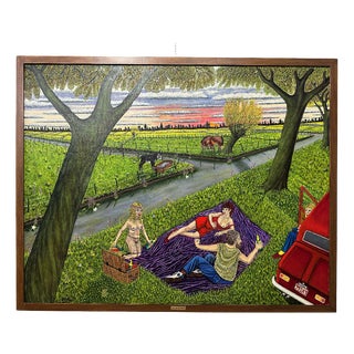 Edward Frederik Verhas, The Last Summer, 2012, Oil Painting on Canvas For Sale