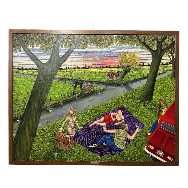 Edward Frederik Verhas, The Last Summer, 2012, Oil Painting on Canvas For Sale