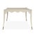 Hollywood Regency Square Dining / Game Table 42" For Sale - Image 3 of 4