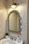 Wood Moroccan Arched Mirror, With Blue Color For Sale - Image 7 of 8