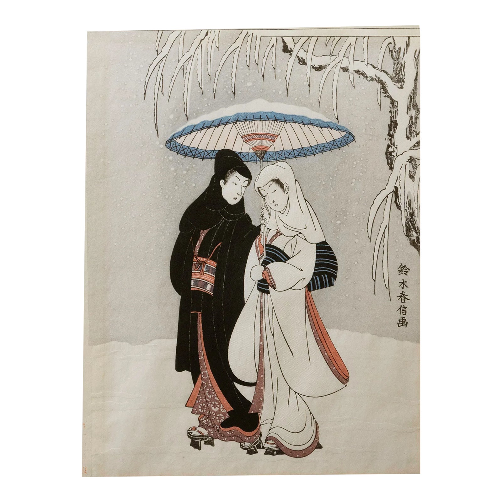 【原画】RUKURUKU young-couple-walking-in-a-snow
