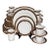 Estate Noritake Gold & Sable Fine China Set - 52 Pieces For Sale