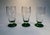 Set of six handblown beer glasses from Czechoslovakia made in the 1920's These beautiful glasses have probably never been...