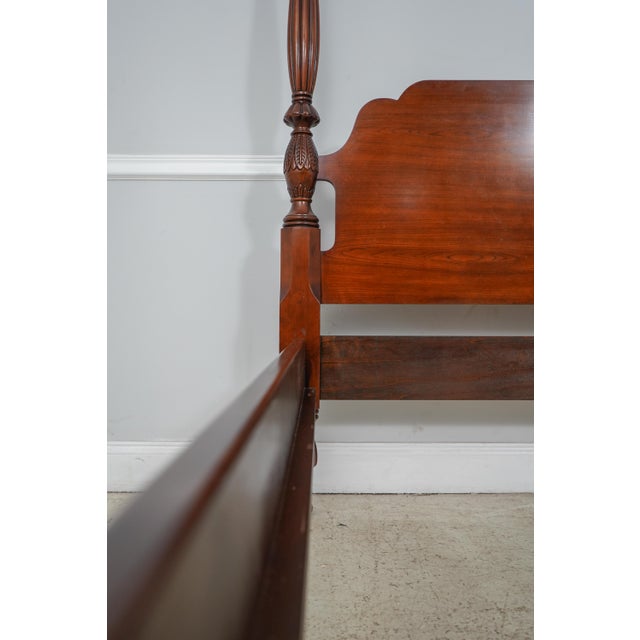 Queen Size Sheraton Design Cherry Poster Bed For Sale In Philadelphia - Image 6 of 13