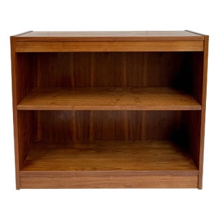 Mid-Century Danish Modern Wood Low Bookcase Made by Shomrat For Sale