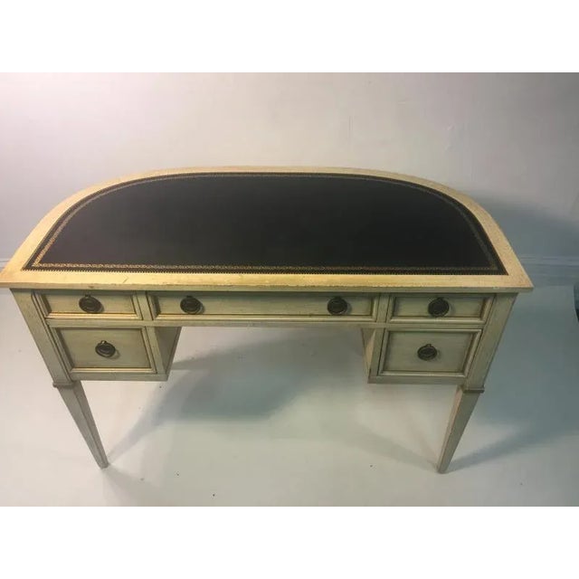 Campaign Hollywood Regency Desk and Chair For Sale - Image 3 of 13