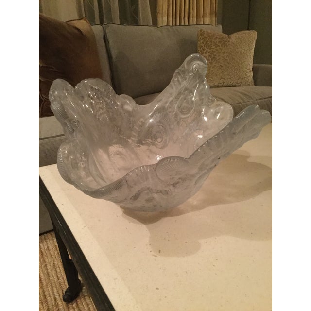 Amanda Brisbane Art Glass Sculpture Bowl Chairish