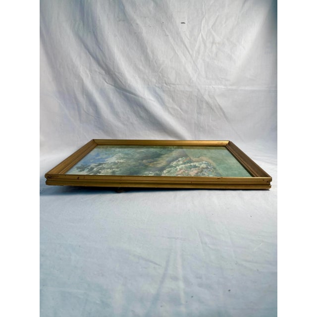 1940s Vintage, English, Framed Original, Watercolor, "The Garden", Kent For Sale In Salt Lake City - Image 6 of 8