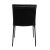Bentley Black Leather Dining Chair For Sale - Image 4 of 5