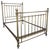 Early 20th Spanish Full Double Bronze Bed with bars and wheels For Sale - Image 15 of 18