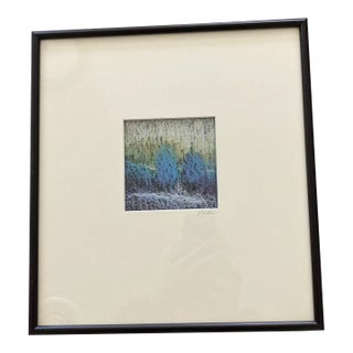 Original Framed Pastels by Artist David Sites. Tilted “Spruce” For Sale