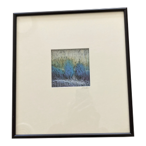 Original Framed Pastels by Artist David Sites. Tilted “Spruce”