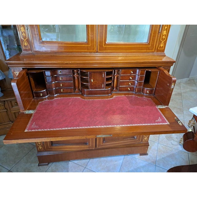 Late 19th Century English Mahogany Bookcase For Sale - Image 6 of 7