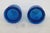 Wheaton Nj Pocahontas Indian Herbs 2pc Pair Blue Glass Salt Pepper Shakers 4926b For Sale - Image 10 of 16