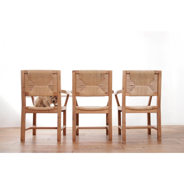 Vintage Danish Dining Chairs in Papercord by Tage Poulsen, 1974, Set of 4 For Sale - Image 15 of 18