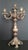 Vintage Old Retro Brass Candelabra Brevettato/European Style 5-Arm For Sale - Image 4 of 18