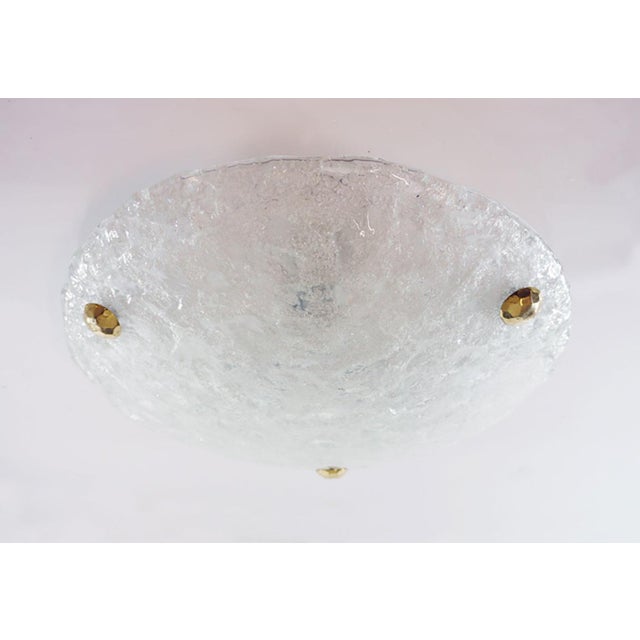 1960s Murano Glass Flush Mount by Hillebrand, Germany, 1960s For Sale - Image 5 of 7