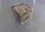 Shabby Chic Early 20th Century Vintage Silver Toned High Quality Woven Basket For Sale - Image 3 of 3