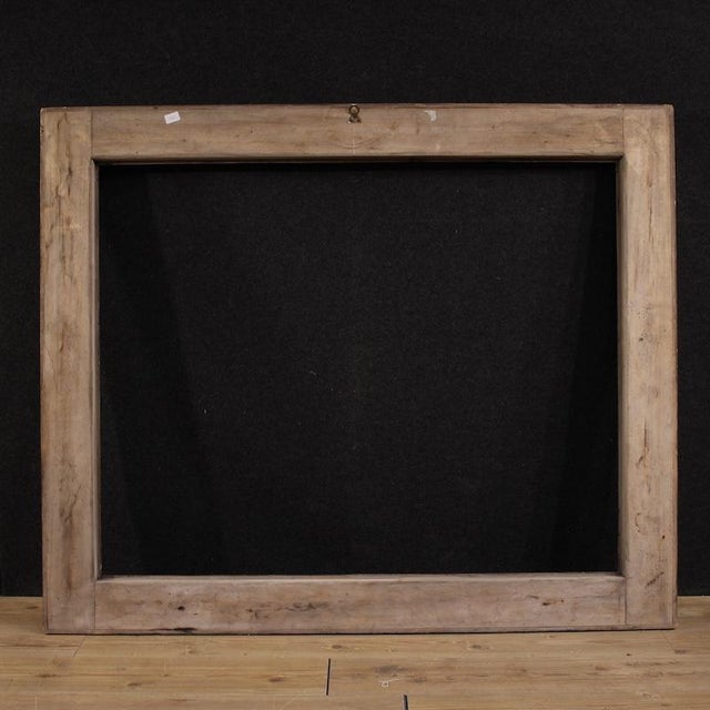 20th Century Lacquered Painted and Gilded Tuscan Frame, 1950 For Sale - Image 9 of 15