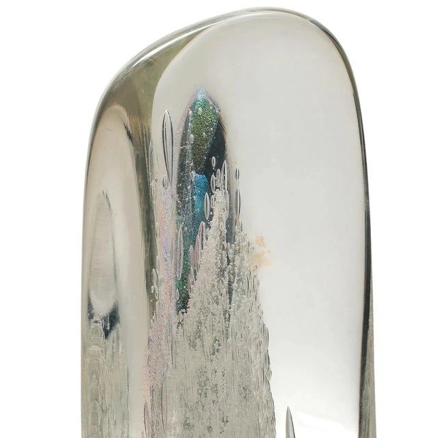 Rolling Karg Iridescent Art Glass Sculpture , Uniq!ue ,Museum Quality For Sale In New York - Image 6 of 9