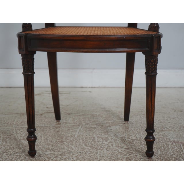 Theodore Alexander Regency Style Cane Seat Arm Chair For Sale - Image 9 of 18