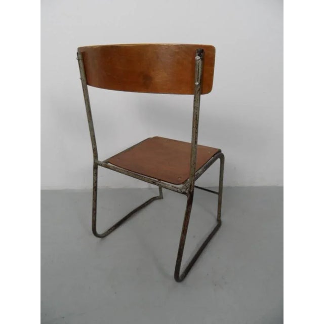 Industrial Children's Chair, 1950s For Sale - Image 4 of 7
