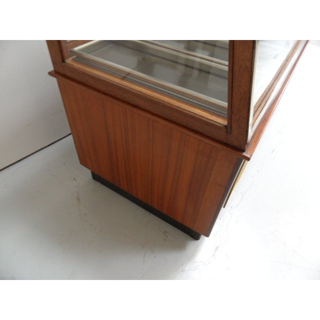 Antique Mahogany Bakery Display Cabinet, 1920s For Sale - Image 10 of 18