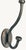 Restoration Hardware, Dakota Button Hooks. A decorative wall hook featuring a distinct, vintage-inspired design shaped...
