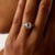 This striking Art Deco engagement ring centers on an impressive 3.32 carat old mine cut diamond, certified by GIA...