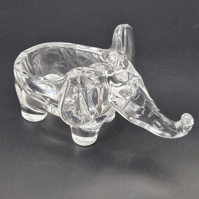 1970s Crystal Elephant Shell by Art Vannes France, 1970s For Sale - Image 5 of 7
