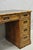 Vintage Hollywood Regency Faux Bamboo Campaign Style Kneehole Desk by Sligh For Sale - Image 14 of 17