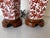 1960s 1960s Vintage Chinese Hand-Painted Porcelain Table Lamps With Red Floral Motifs – Pair For Sale - Image 5 of 12