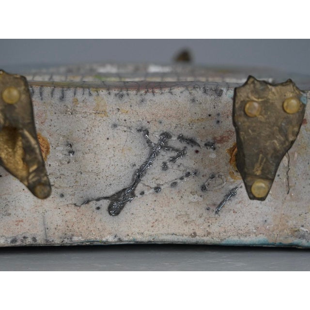 Handcrafted Sculptural Ceramic Jewelry Box, Europe, 1980s For Sale - Image 11 of 12