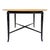 Kittinger Vintage Mid-Century Modern Oval Cocktail Table With Dandelion Motif on Lacquered Faux Bamboo Base by Kittinger For Sale - Image 4 of 10