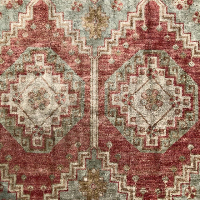 Turkish Vintage Rug | Double Medallion | 4x5 For Sale In Houston - Image 6 of 7