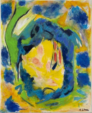 Composition in Yellow - Oil Painting 2020 by Giorgio Lo Fermo 2020
