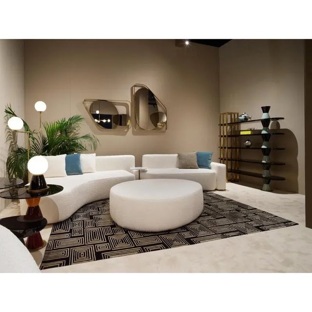 Textile Mythos Sectional Sofa by Marioni For Sale - Image 7 of 8