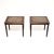 Antique Mahogany Leather Top Nesting Coffee Table, 1930, Set of 3 For Sale - Image 6 of 11