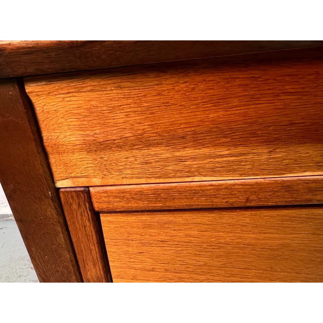 Mid 20th Century Farso Stolefabrik for Maurice Villency Mid Century Danish Teak Desk For Sale - Image 12 of 18