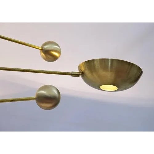 Not Yet Made - Made To Order Orbitale Brass Chandelier by Silvio Piattelli For Sale - Image 5 of 13
